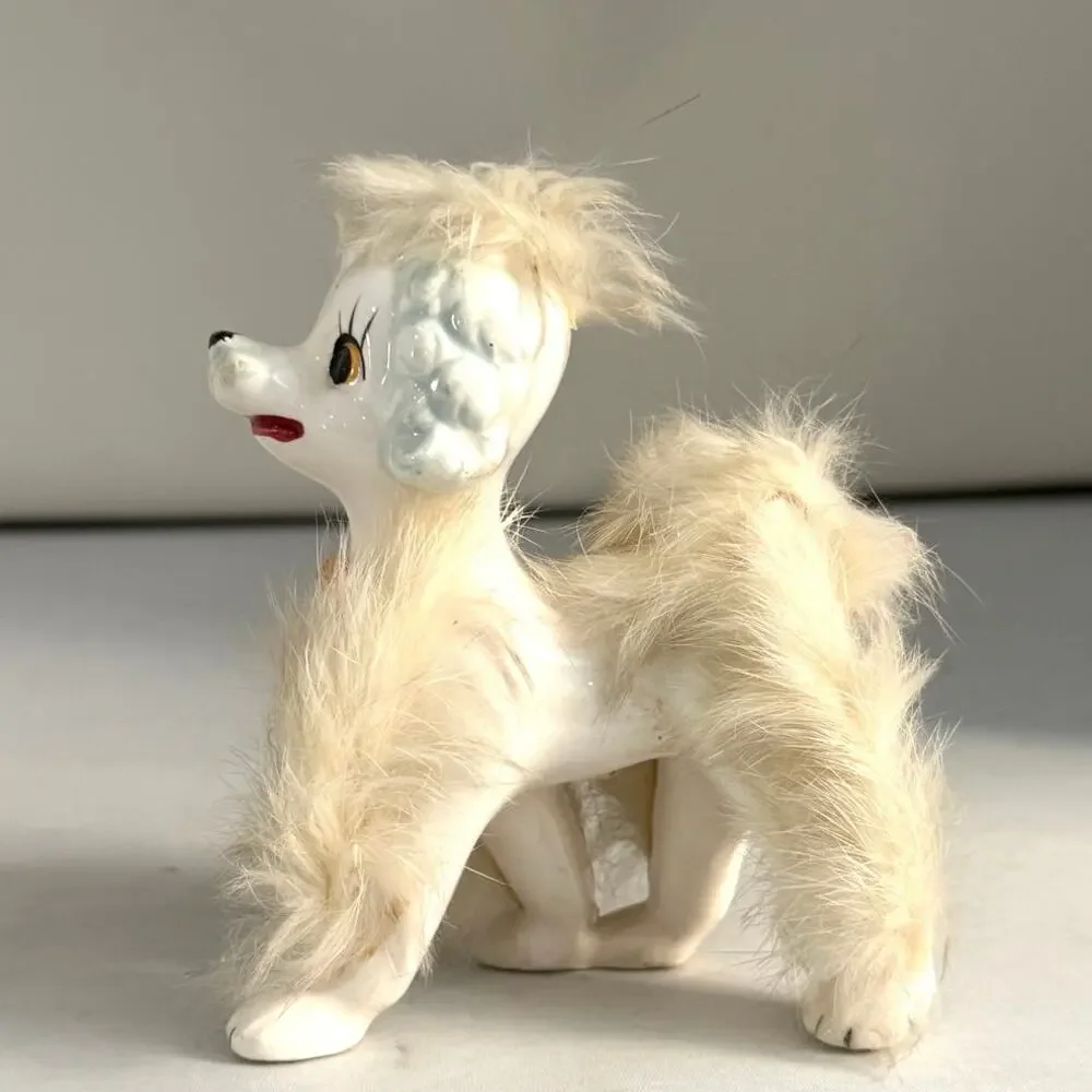 Vintage 1950’s ceramic poodle figurine made in Japan - Picture 11 of 12